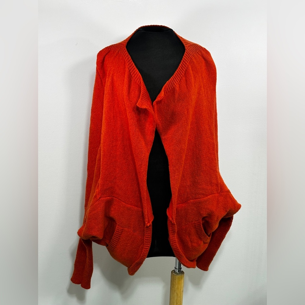 Unbranded Womens Sweater Cardigan Size Large Bohemian Color Red